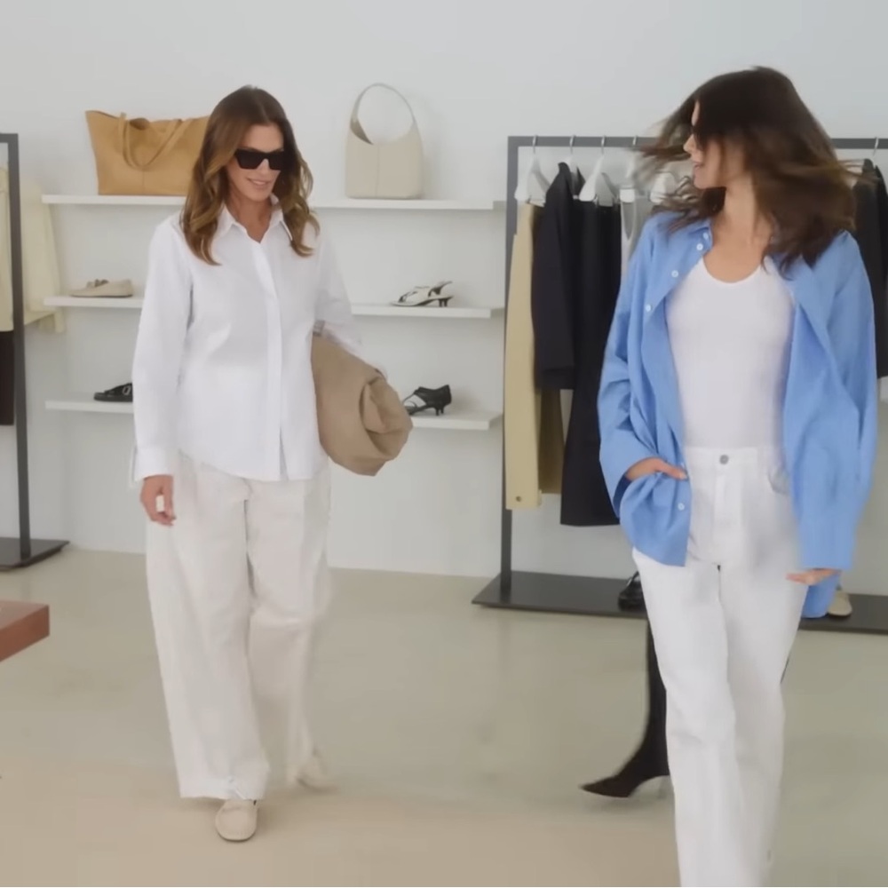 Zara oversized poplin shirt - small